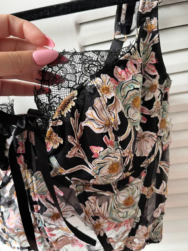 Victoria's Secret Floral Corset - Image 2