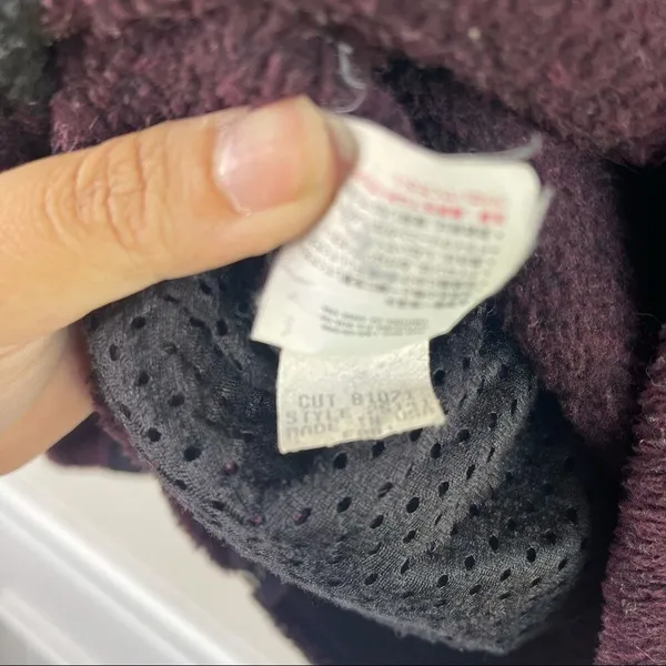 Vintage patagonia deep pile Retro X Plum purple‎ full zip jacket small women's - Image 6