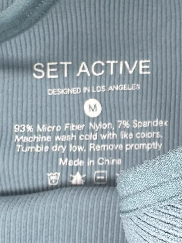 SET Active Sculptflex Ribbed V Bra Size M - Image 4