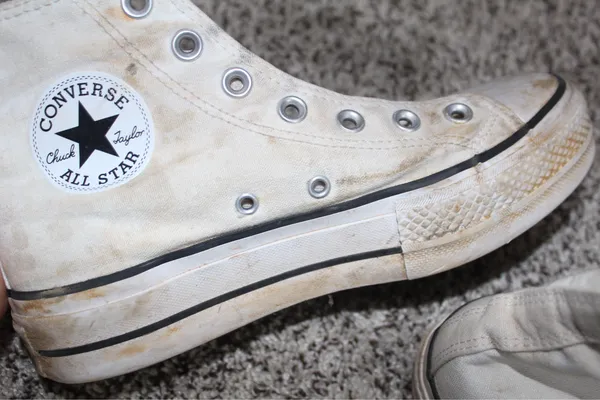 White Platform Converse High-Top - Image 5