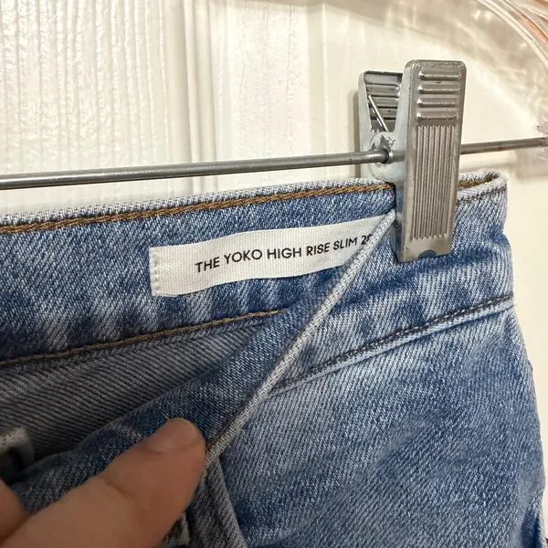 DENIM FORUM x Aritzia yoko‎ high rise slim jeans size 26 - Image 4
