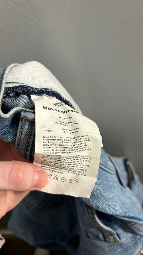 Alexander Wang blue Jean  - Image 10