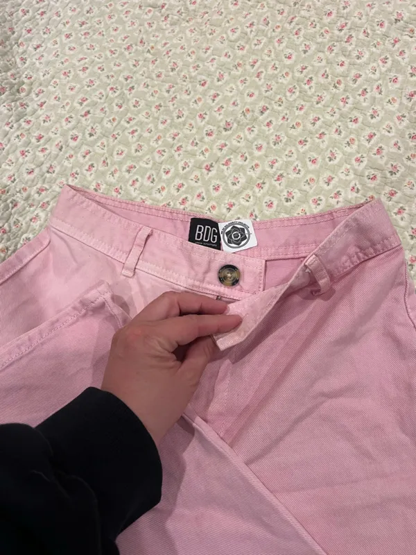 28 BDG Urban Outfitters Classic Pink Cotton Pants - Image 6