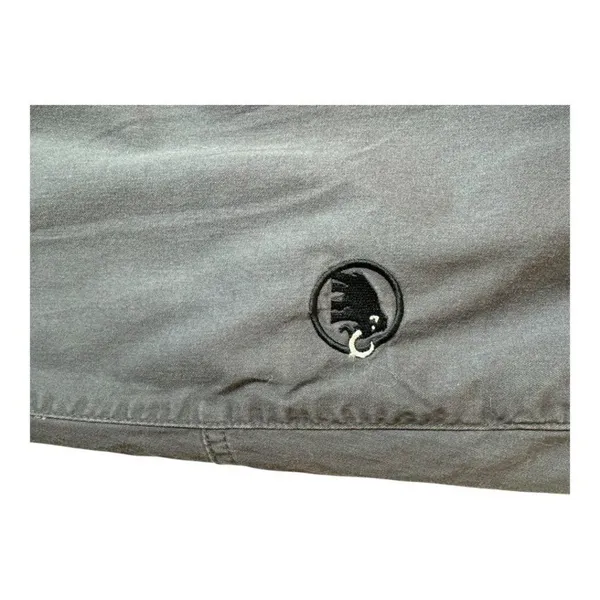Mammut Pants Women 10 Gray Cotton Straight Leg Adjustable Hem‎ Outdoor Gorpcore - Image 6