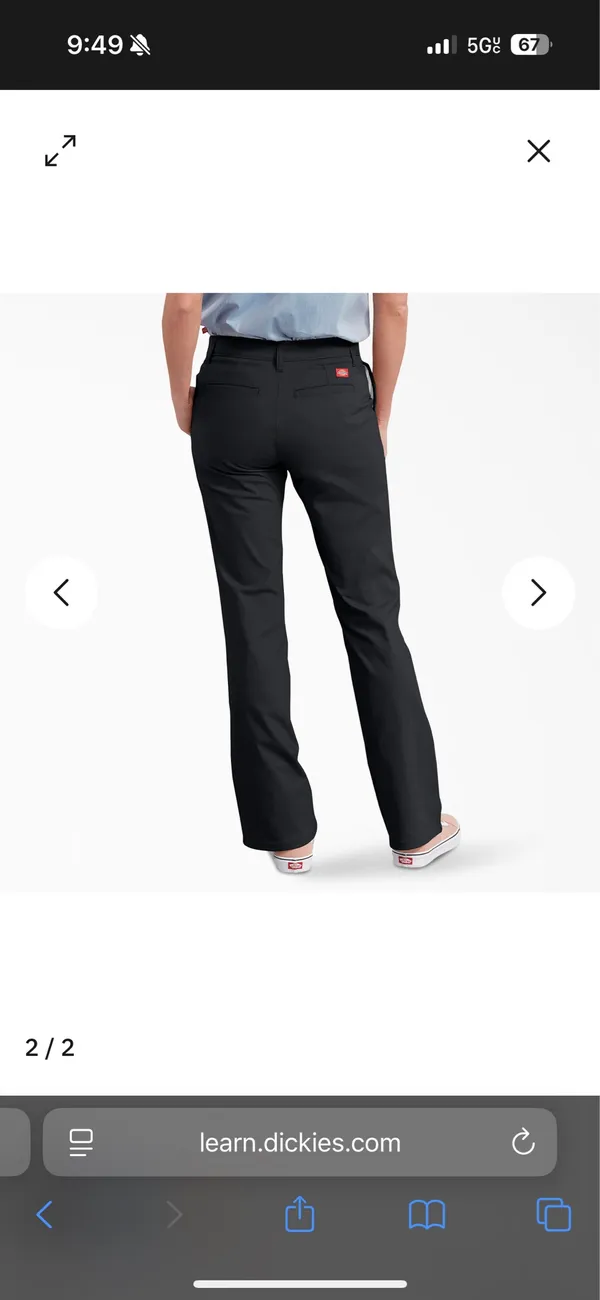 Dickies Flare Low-Rise Pants - Image 3