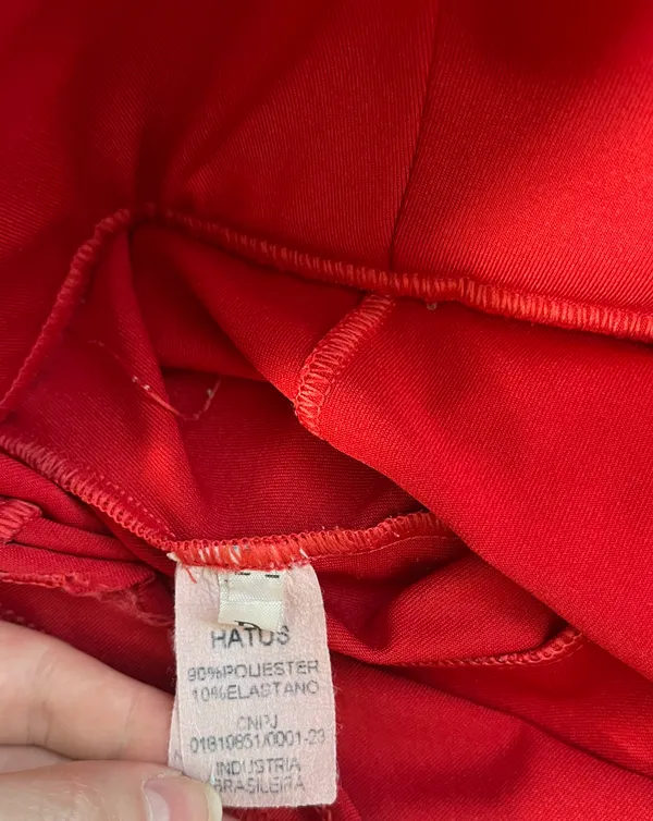 Hatus Red Tube Top/ Corset Size M - Image 5