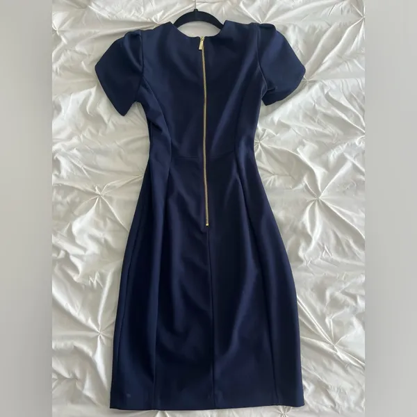 Calvin Klein Midnight Blue Mini Dress - Image 3