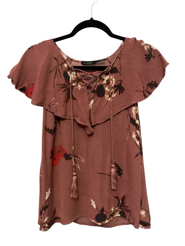 Blu Pepper Mauve Floral Blouse - Image 2