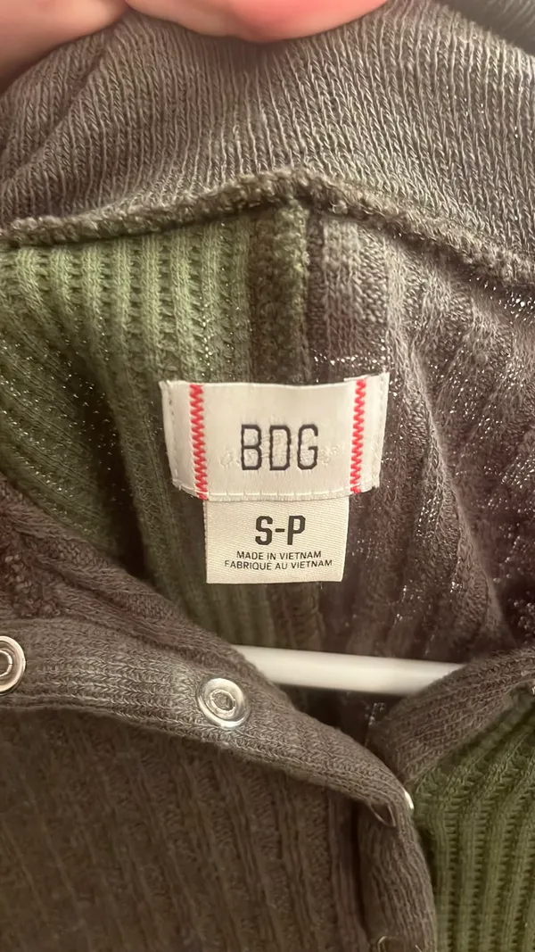 BDG Green Long Sleeve Shirt - Image 2