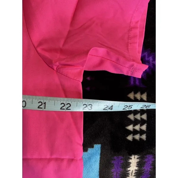 Encompass Scrub Top Pink Scoop Neck Size S/M NWT Short Sleeve Medical Work‎ - Image 6
