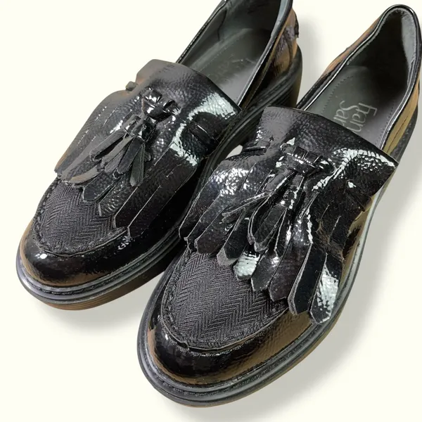 Franco Sarto Kili Patent Faux Leather Loafers - Image 9