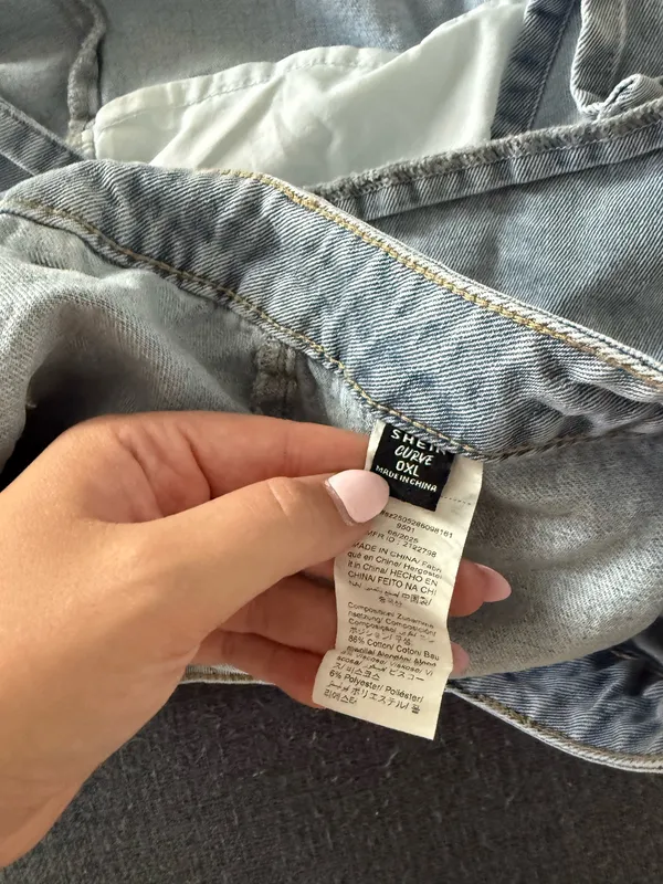 Shein Wrap Denim Skirt - Image 3