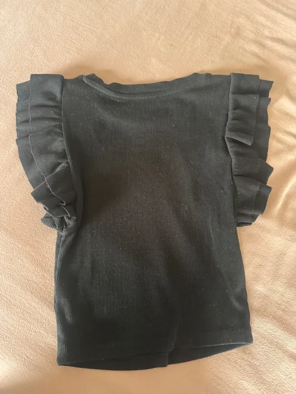ZARA Ruffle Sleeve Top - Image 2