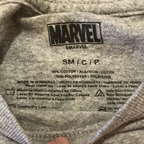 Marvel comics grey tshirts size small women’s - Image 2