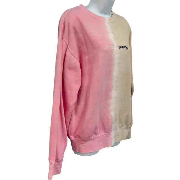 Ariana Grande Sweetener Pink Tan World Tour Thank U Next Crew Sweatshirt size S - Image 4