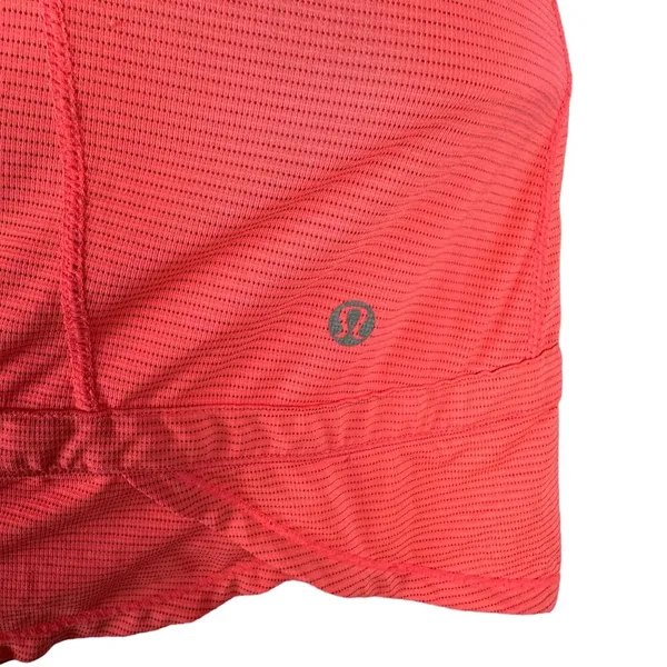 Lululemon Women's Racerback Workout Tank Top Size M Coral Pink - Image 2