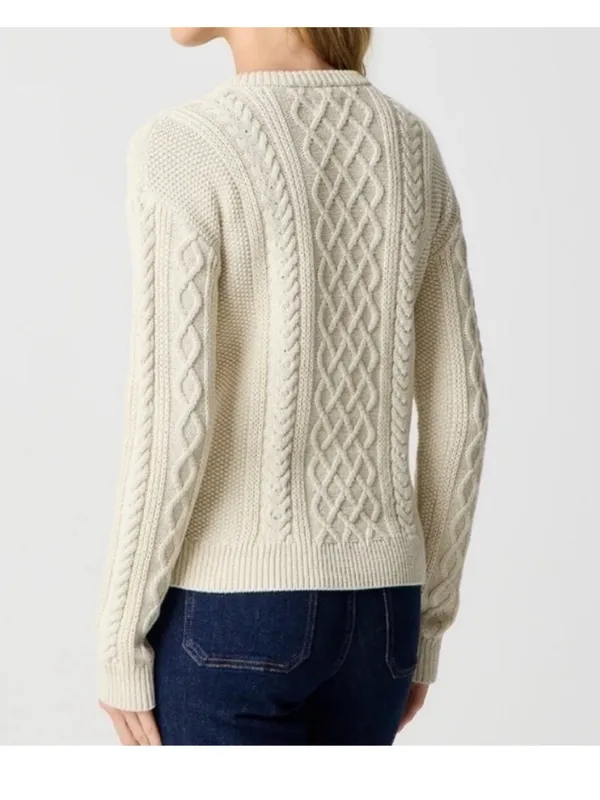 J.Crew cable-knit crewneck sweater - Image 2