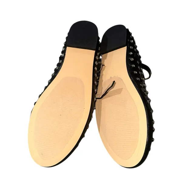 NEW House of Harlow 1960 Mary Jane Ballet Flats 7 Black Rhinestone Dazzle - Image 5