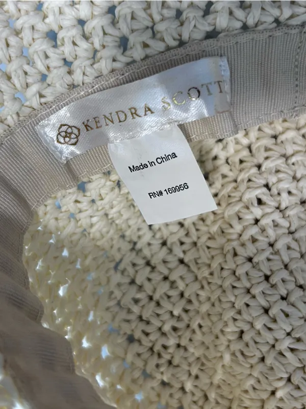 Kendra Scott Gia Straw Bucket Hat - Image 3