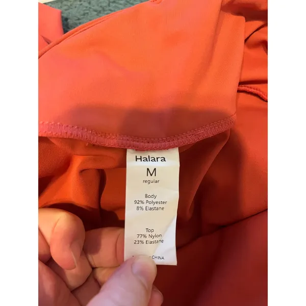 Halara Breezeful™ High Waisted High Low Ruffle 2-in-1 Skirt Pompeian Red Size M - Image 8