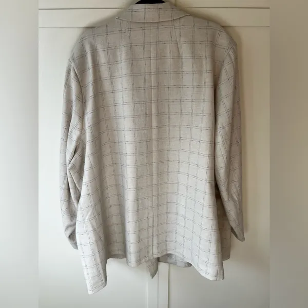Madewell Women’s NWT Plus‎ Caldwell Double-Breasted Blazer Ghent Plaid Size 4X - Image 14