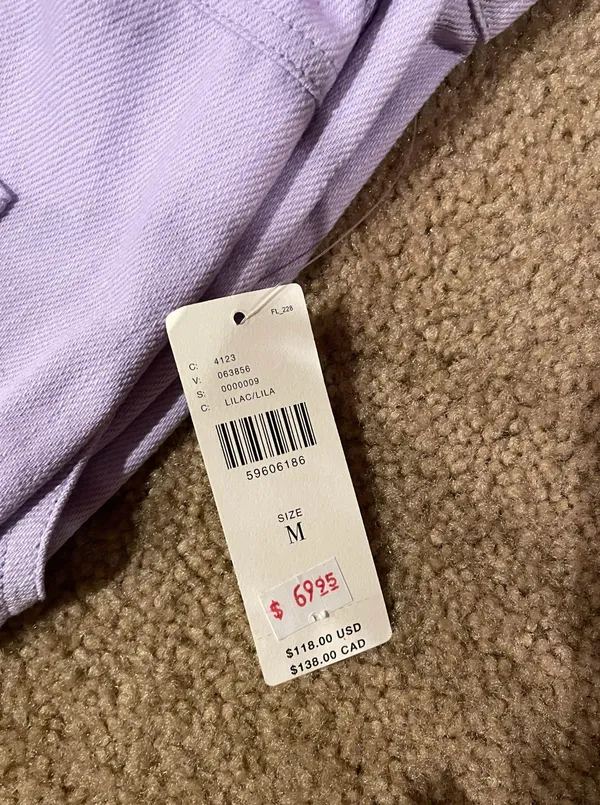 Jessy B Paper-bag Waist Purple Jeans - Image 6
