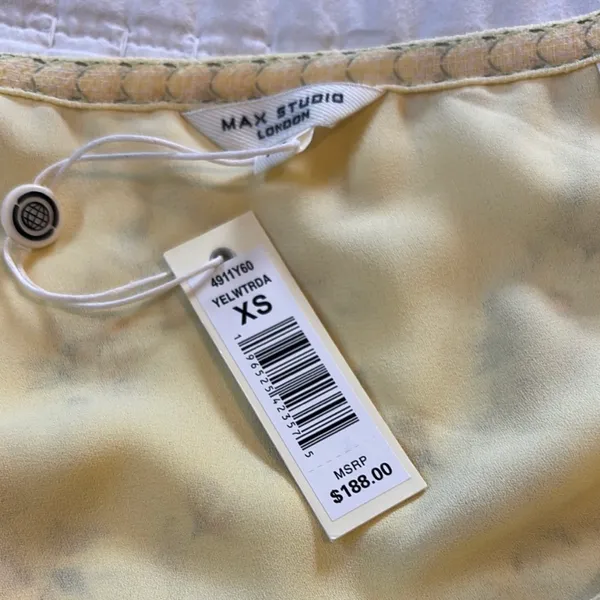Max Studio Yellow Floral Sundress - Image 3