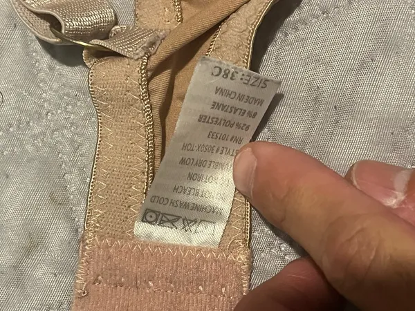 Regular bra Tan Size 38C - Image 3