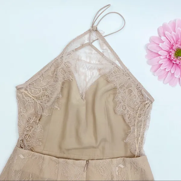 Keepsake The Label Great Love Lace Dress: Rose (Blush Pink) - Image 11