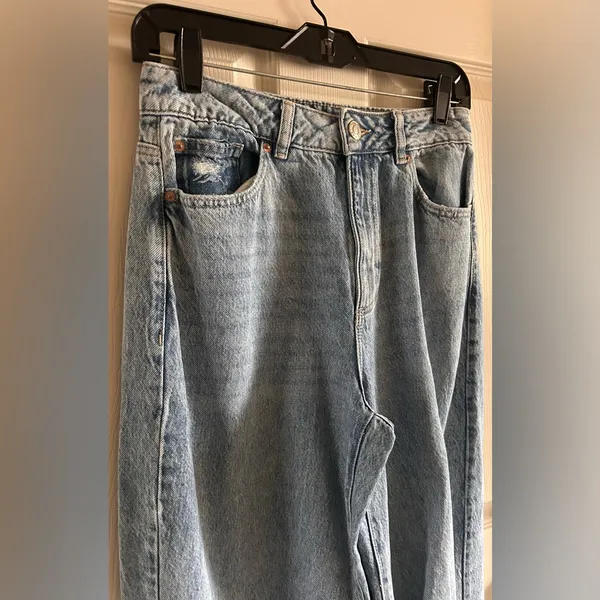 Garage Urbain A Jambe Large/‎ Street Wide Leg Jeans Size 27 (5) Back to School - Image 5