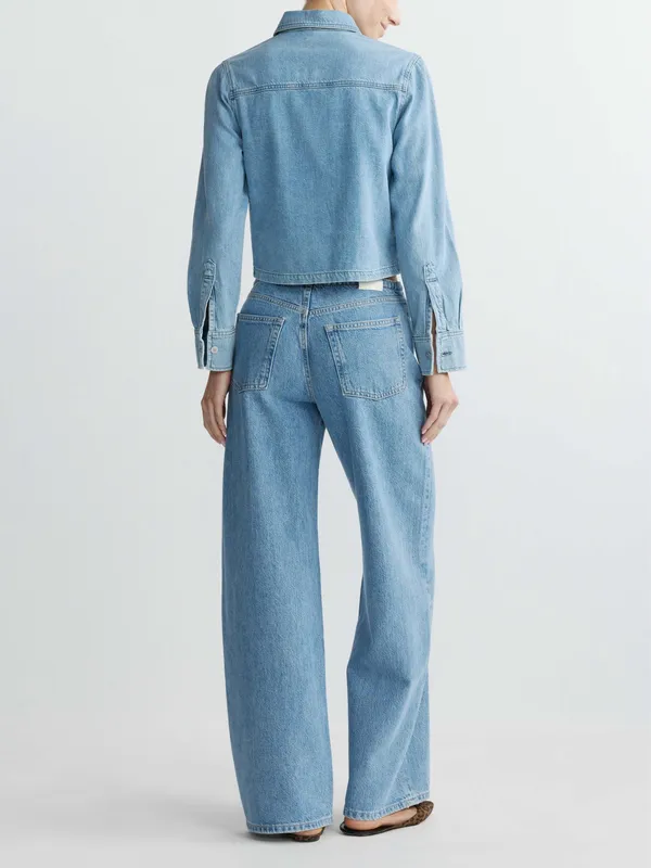 DL1961 Sienna Low-Slung Wide Leg Jeans - Image 4