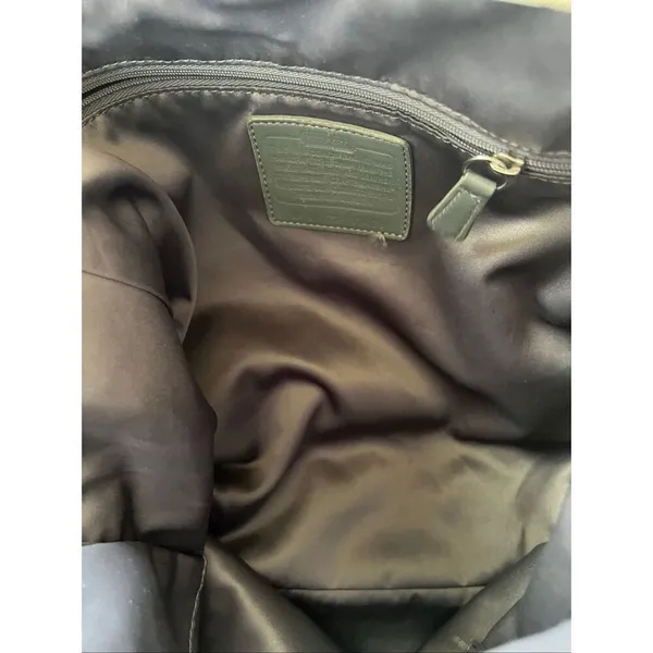 Coach Silver Gray Penelope Optic Jacquard C Monogram Hobo Shoulder Bag F17476 - Image 6