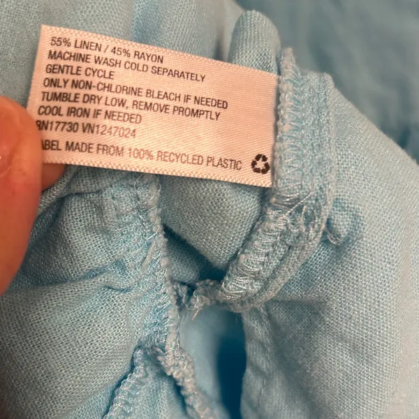 Stoney Clover Lane Brand Light Blue Button-Down Dress - Image 6