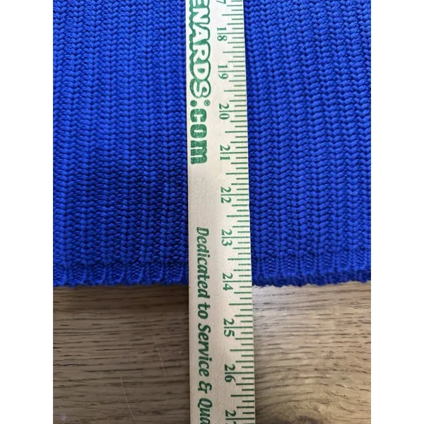 Lauren Ralph Lauren Women’s Large‎ Knit Cotton Crewneck Sweater Blue Office City - Image 4