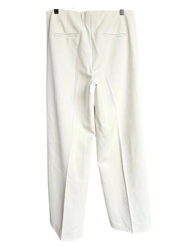 Aritzia Babaton Agency Cream Beige Pants Sz 8 - Image 4