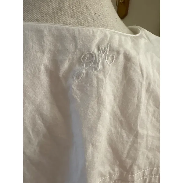 Damson‎ Madder Cassidy Long-Sleeve Eyelet Mini Dress White Size 6 - Image 6
