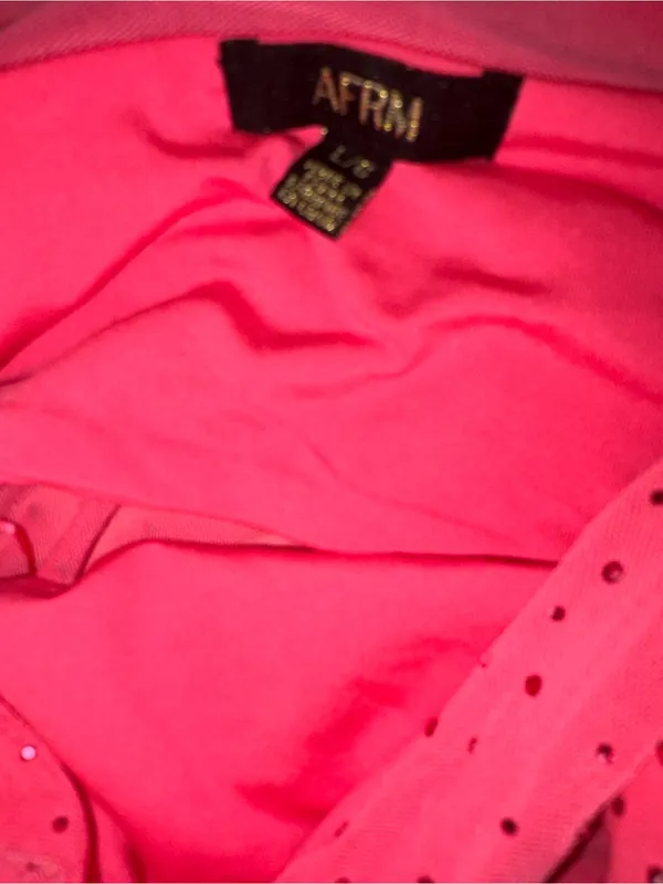 AFRM Hot Pink Evening Gown with Rosesette Size undefined - Image 2