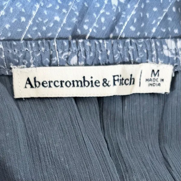 Abercrombie & Fitch Cottagecore Peasant Style Blue Bodysuit Medium - Image 10