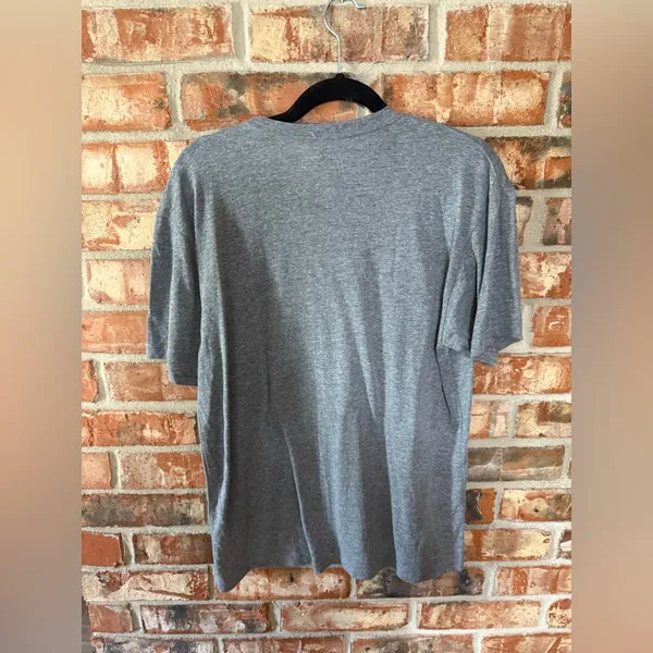 Rowdy Crowd Clothing Heather Gray cow Graphic Tee - Image 2
