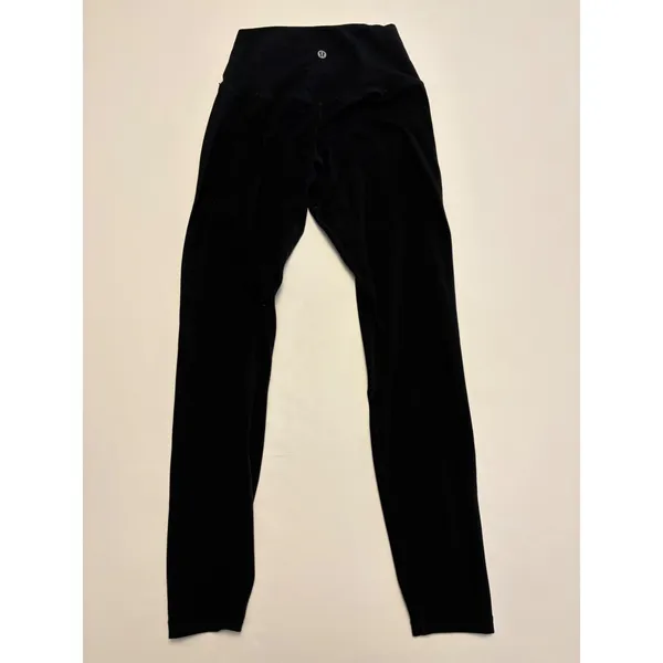 Lululemon Align High-Rise Leggings Women 2 Black 24" Inseam Nulu Soft Activewear - Image 3