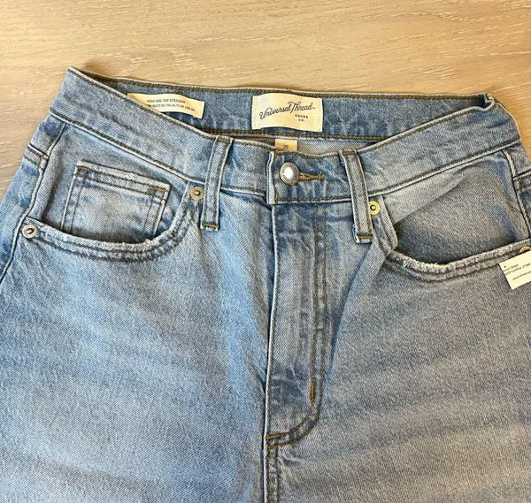 Universal thread high rise 90s straight jeans  - Image 2