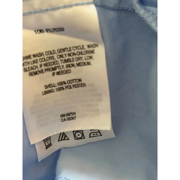 Columbia Women's Long‎ Sleeve Button Up Shirt Light Blue XL Fishing Outdoor - Image 6