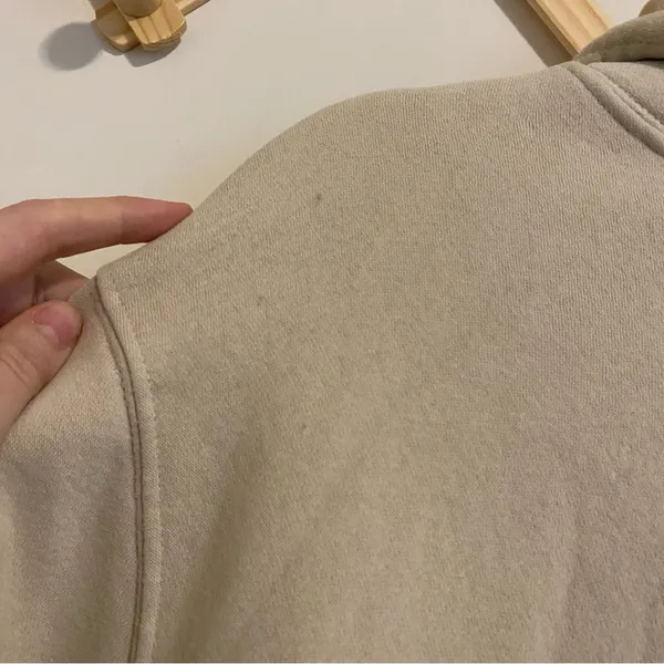 Poppi Tan Graphic Hoodie size Large - Image 7