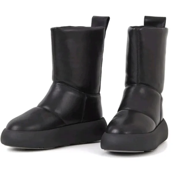 Vagabond Aylin Puffer Tall Boots Black Leather Women's Size 8 Sold Out‎ UO - Image 12