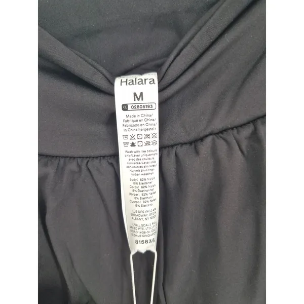 Halara Womens Athletic Shorts Black Crossover Waistband Softlyzero Airy M - Image 7