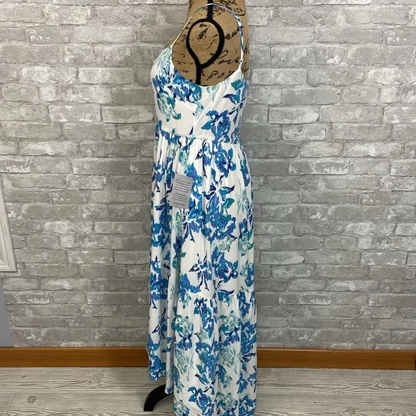 Charles Henry Floral MIDI Dress - Image 2