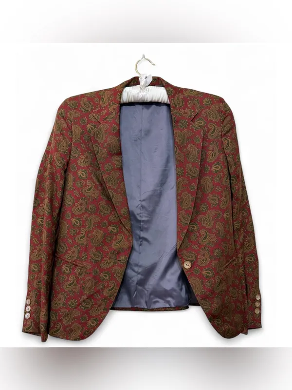 Vintage Mid 1980’s Schriver’s Corbin LTD Women’s Paisley Blazer Jacket Size S - Image 15