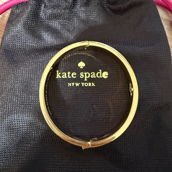 Kate Spade Bracelet - white and gold bangle - Image 2