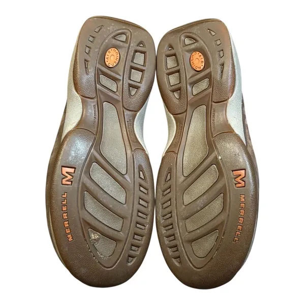 Merrell Primo Scoop Mules Womens 7 Brown Nubuck‎ Leather Slip On Clogs Comfort - Image 8