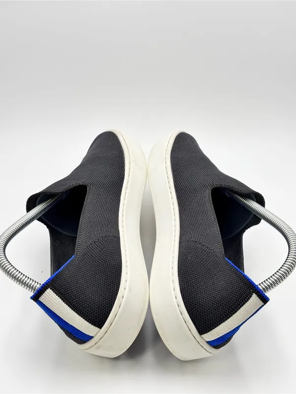 Rothy's The Original Slip On Sneakers Gray Knit Slip-On Loafers with White Sole - Image 3